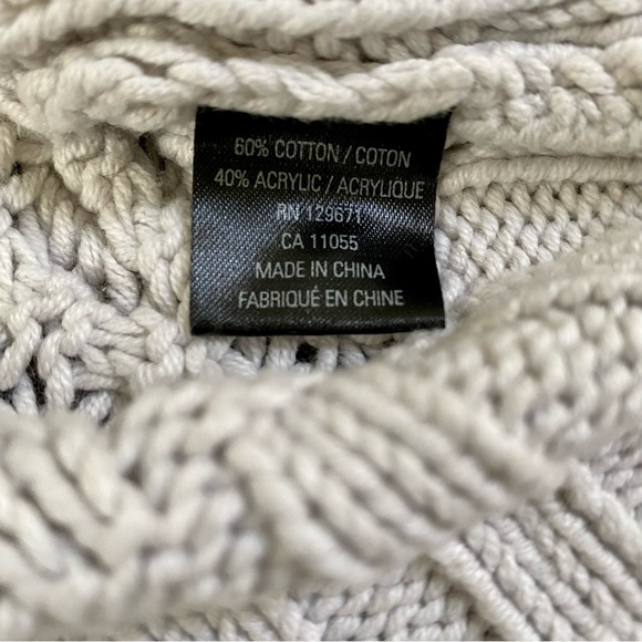 360 Cotton Blend Knit Cropped Sweater - Picture 5 of 6